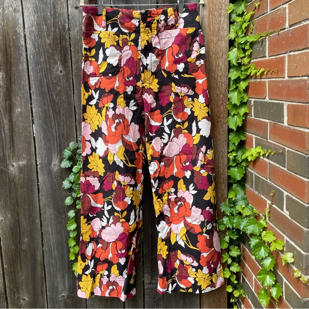 Maeve Anthropology The Colette Wide-Leg Cropped Pants Size 31T